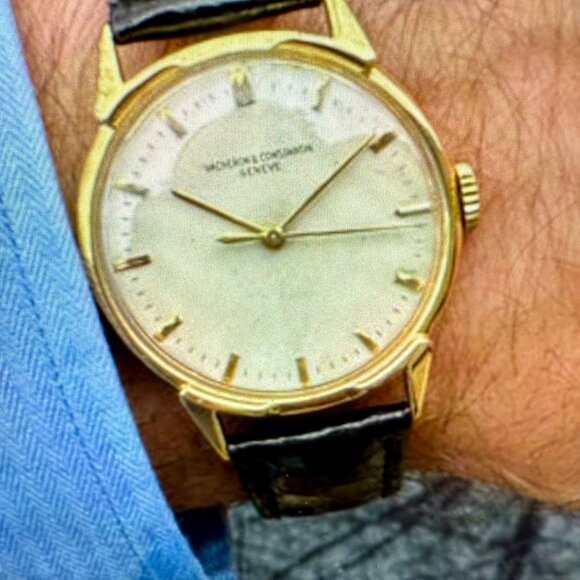 Vacheron & Constantin 1950's Vintage Mens RARE Ref. 4990 Dress Watch18K G-VCCase - Picture 7 of 16